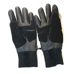 NWOT REI Guide Insulated Gloves Black Leather XS